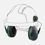 Orejeras Sonis® para casco 26db de JSP