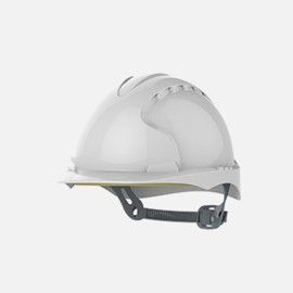 Casco EVO®2 visera media sin ventilación con ajuste deslizable Blanco