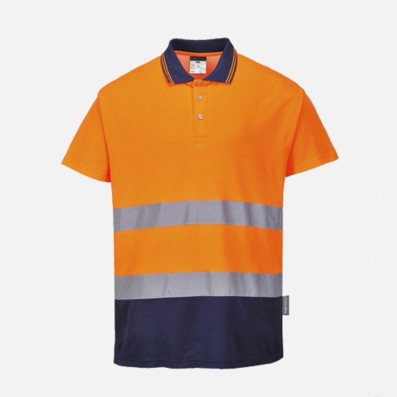 Polo bicolor Cotton Comfort S174 de Portwest