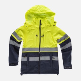 Chaqueta Workshell Fluor Alta Visibilidad S9525 de Workteam