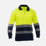 Polo Manga Larga Alta Visibilidad Ocean HV de Tomás Bodero