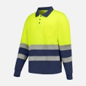 Polo de Manga Larga de Alta Visibilidad Combinado JUDE HV de Tomas Bodero